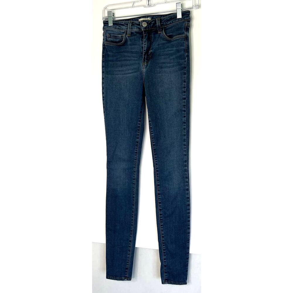L'Agence Women's Marguerite Skinny High Rise Blue Jean Size 25